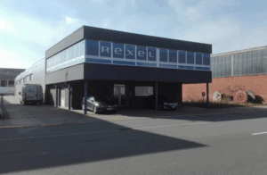 De bedrijfsnaam is Rexel Antwerpen Haven Noord
