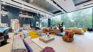 De bedrijfsnaam is Roche Bobois