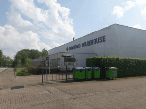 De bedrijfsnaam is sumitomo warehouse europe